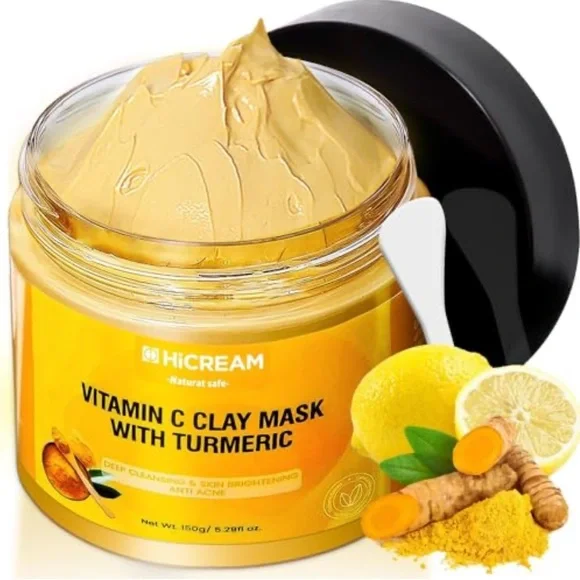 HiCREAM Vitamin C Clay Mask with Turmeric - Picture 2 of 7